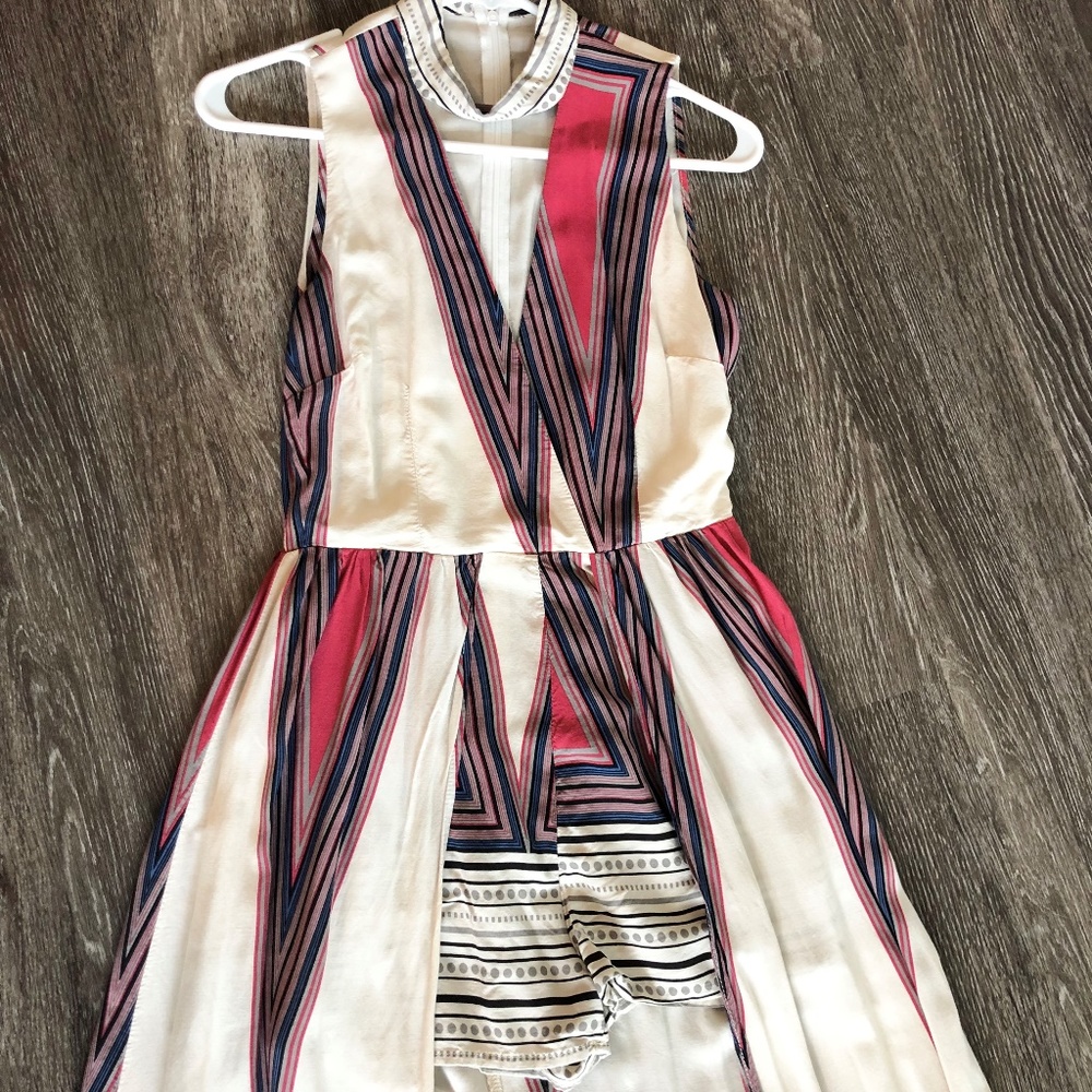 High Neck Open V Jumpsuit (Shorts)